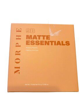 Morphe 9B Eye Shadow Palette Matte Essentials Artistry Nine Shades NIB JJ3355